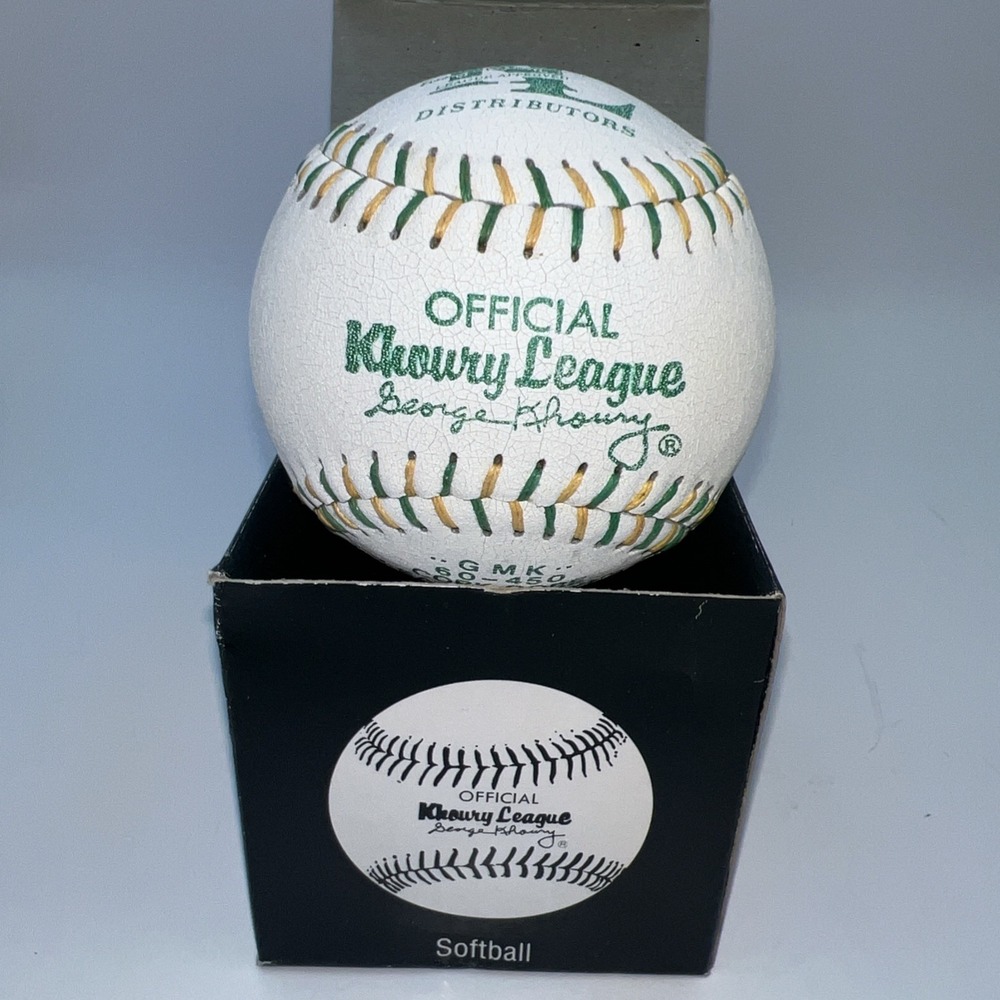 Official Khoury League Softball GMK 60-450 Cork Core‎ Leather Cover NEW